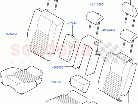 Photo of CUBIERTA RESPALDO ASIENTO TRASERO…