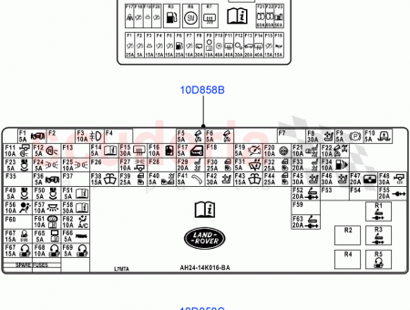 Photo of DECAL FUSE INJECTION PANEL COVER…