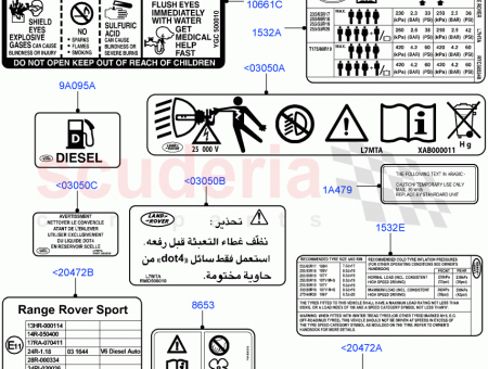 Photo of LABEL RADIATOR FAN WARNING…