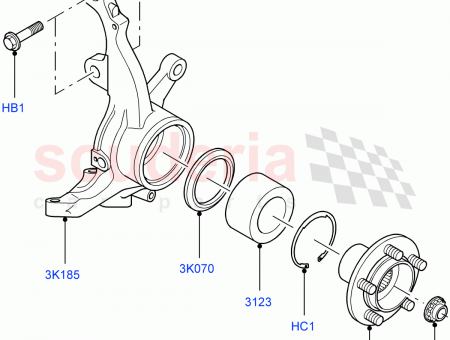 Photo of KNUCKLE FRONT WHEEL…