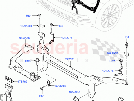 Photo of BRACKET RADIATOR GRILLE…