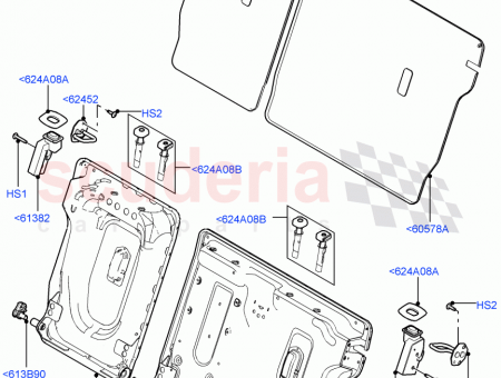 Photo of FRAME REAR SEAT BACK RETAINING…