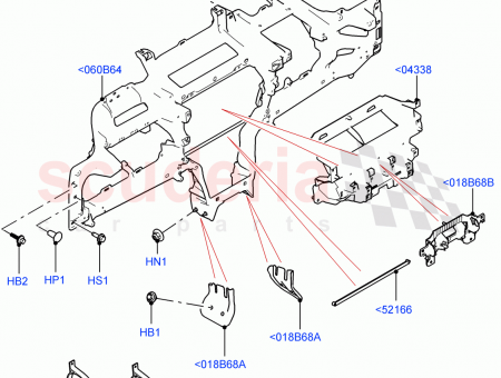 Photo of BRACKET INSTRUMENT PANEL…