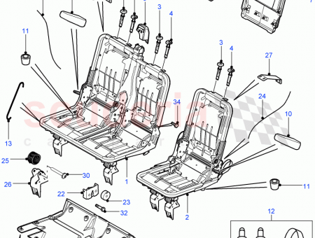 Photo of TRIM SEAT BACK REAR…