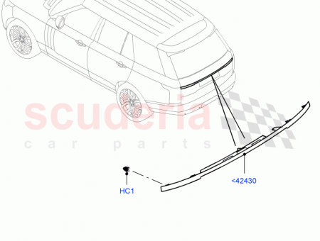 Photo of MOULDING TAILGATE OUTSIDE…