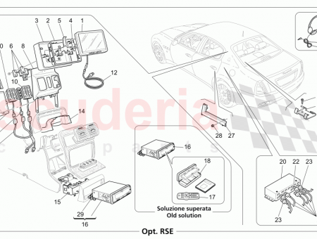 Photo of REAR SUPPORT FOR MONITOR ROSSO CORALLO CORALLO RED…