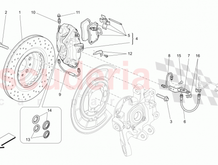 Photo of RH REAR CALIPER RIGID PIPE…