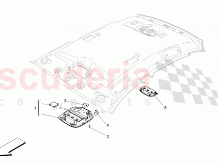 Photo of DOMELIGHT PLATE FRONT AND REAR PARKING SENSORS ALCANTARA…