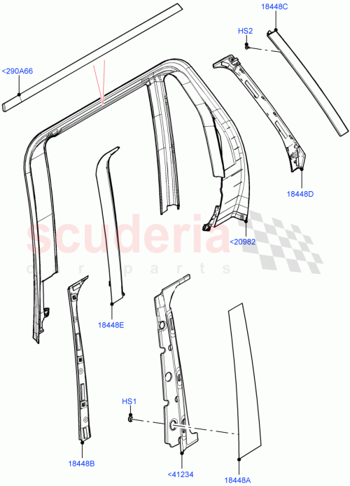 Part Diagram for Land Rover LR167810
