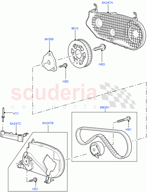Part Diagram for Land Rover LR013428