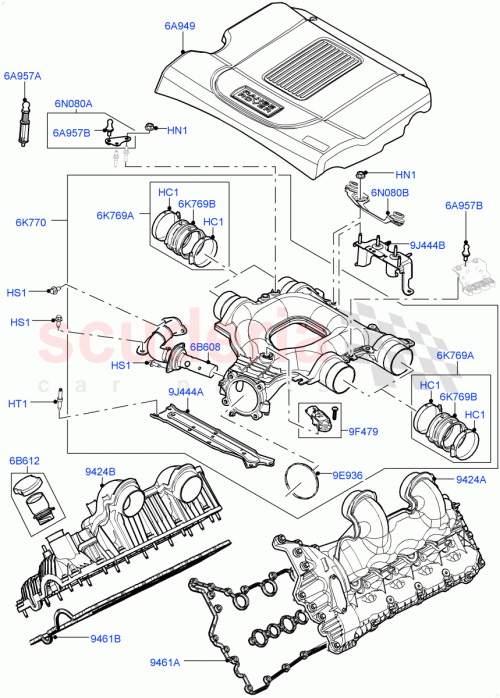 Part Diagram for Land Rover LR023027