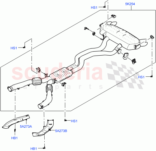 Part Diagram for Land Rover LR152294