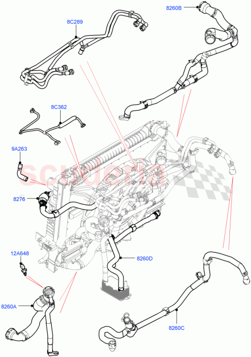 Part Diagram for Land Rover LR110238