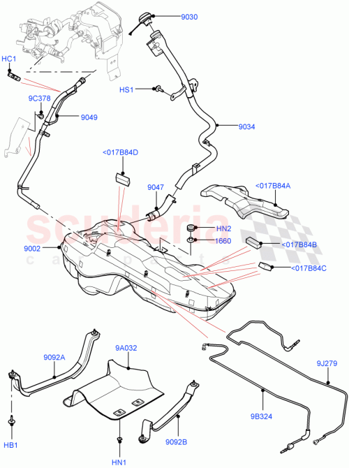 Part Diagram for Land Rover LR141264