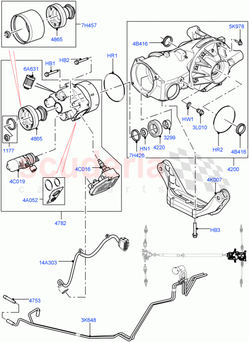 Part Diagram for Land Rover LR051312