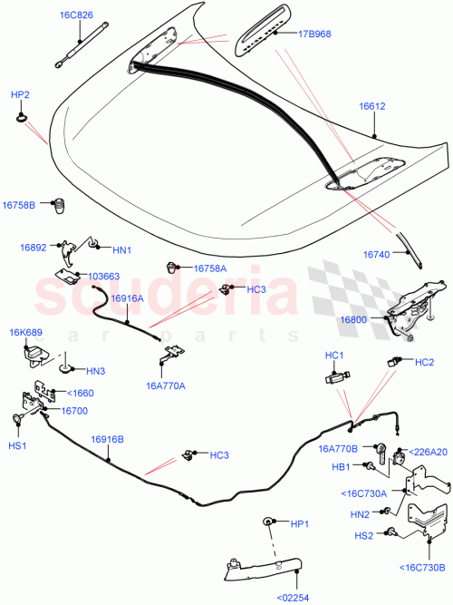 Part Diagram for Land Rover LR091713