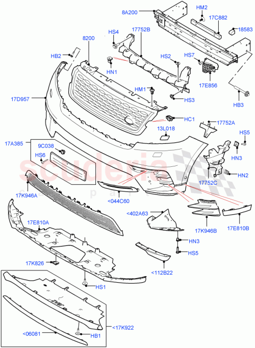 Part Diagram for Land Rover LR093470