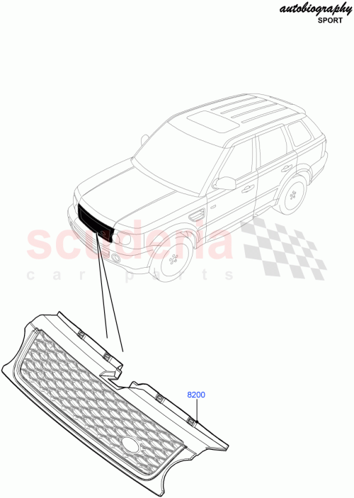 Part Diagram for Land Rover LR019208