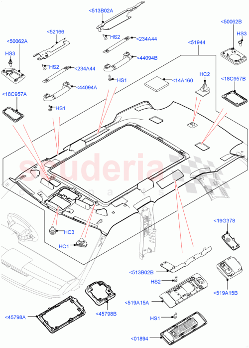 Part Diagram for Land Rover LR041409