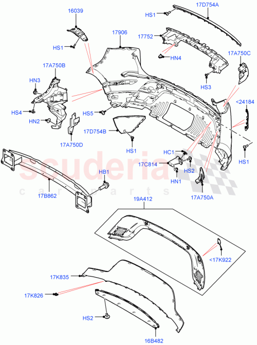 Part Diagram for Land Rover LR155671