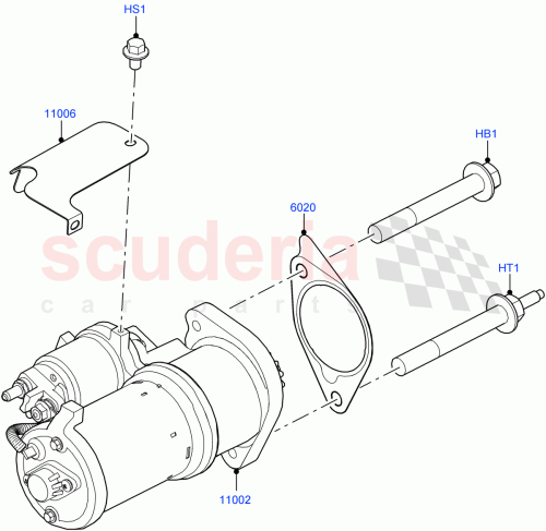 Part Diagram for Land Rover LR121192
