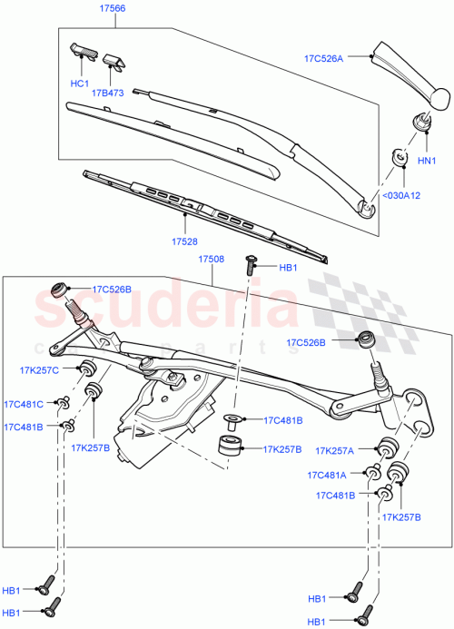 Part Diagram for Land Rover LR038717