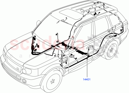 Part Diagram for Land Rover LR010077
