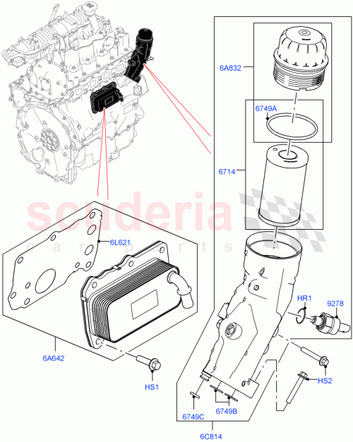 Part Diagram for Land Rover LR073670