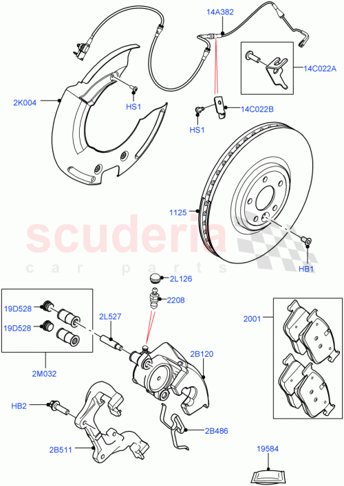 Part Diagram for Land Rover LR150625