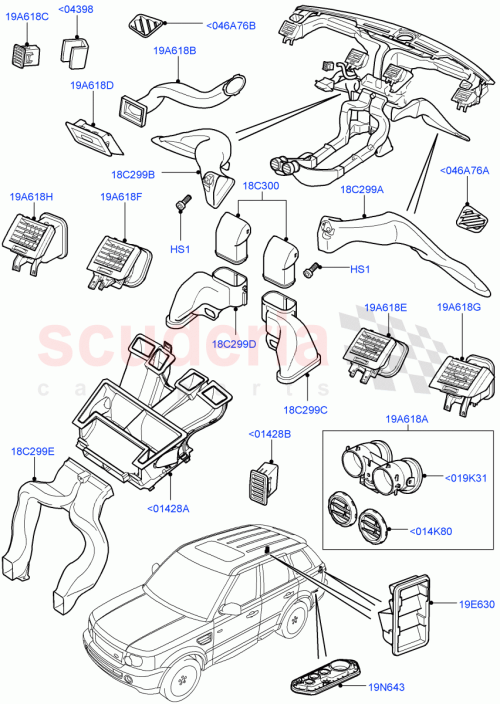 Part Diagram for Land Rover JKB500062