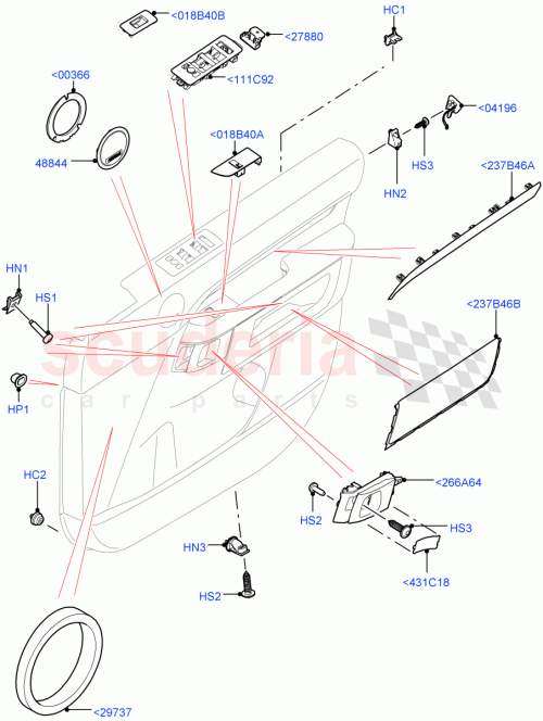 Part Diagram for Land Rover LR143222