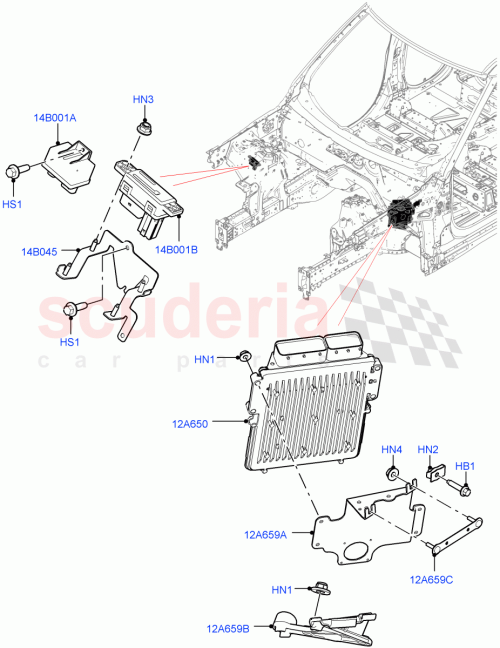 Part Diagram for Land Rover LR086436