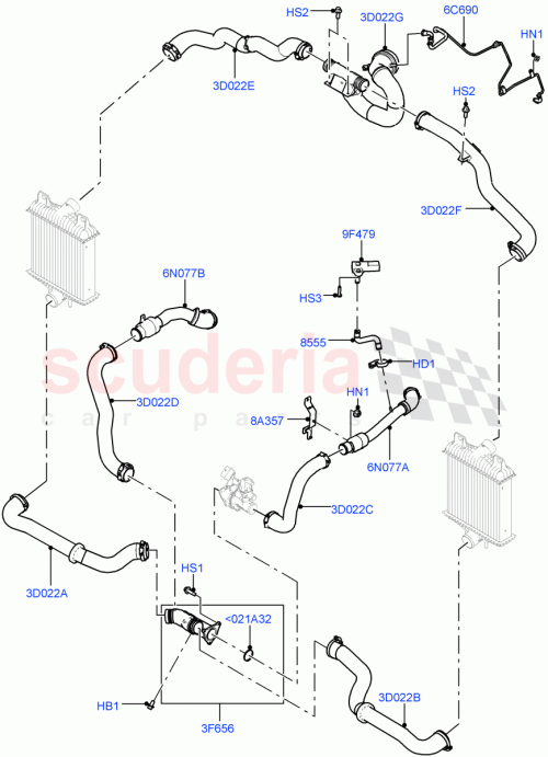 Part Diagram for Land Rover LR023069