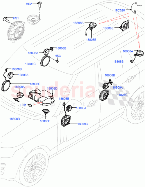 Part Diagram for Land Rover LR075652