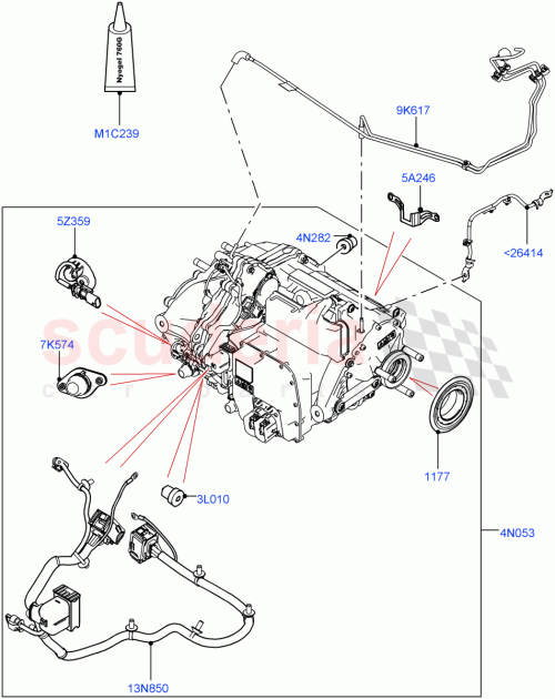 Part Diagram for Land Rover LR135523