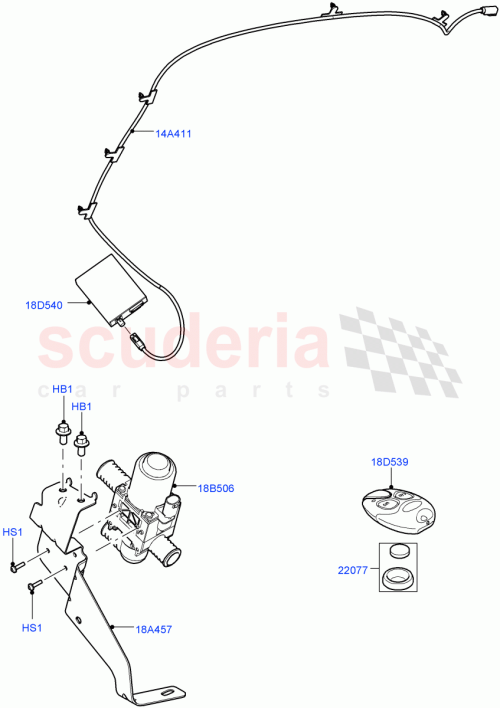 Part Diagram for Land Rover LR014052