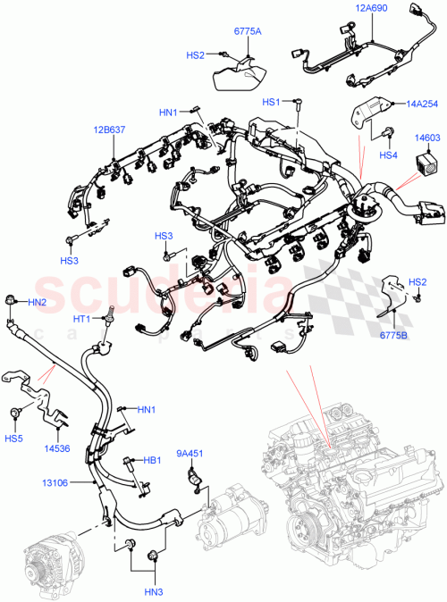 Part Diagram for Land Rover LR149112