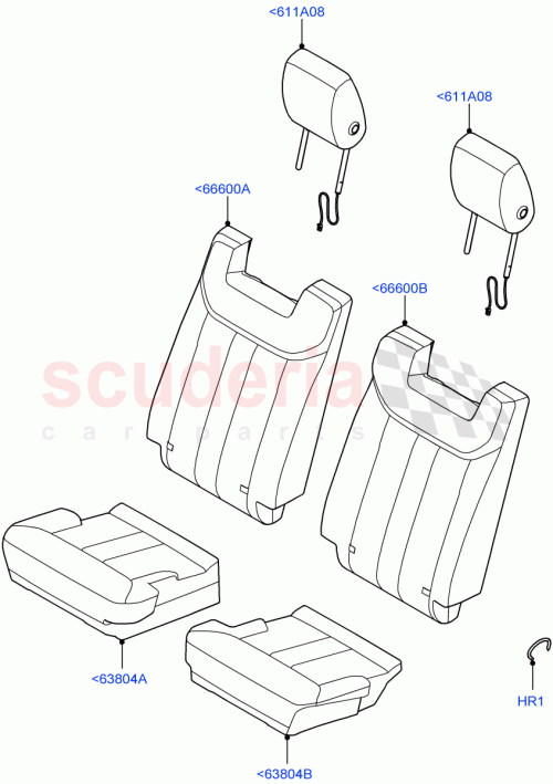 Part Diagram for Land Rover LR166221