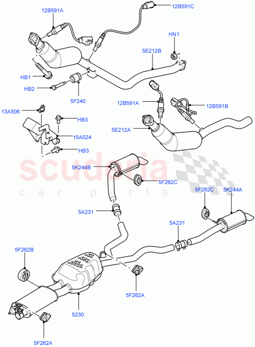 Part Diagram for Land Rover WCE500150