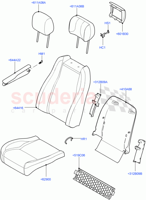Part Diagram for Land Rover LR034363