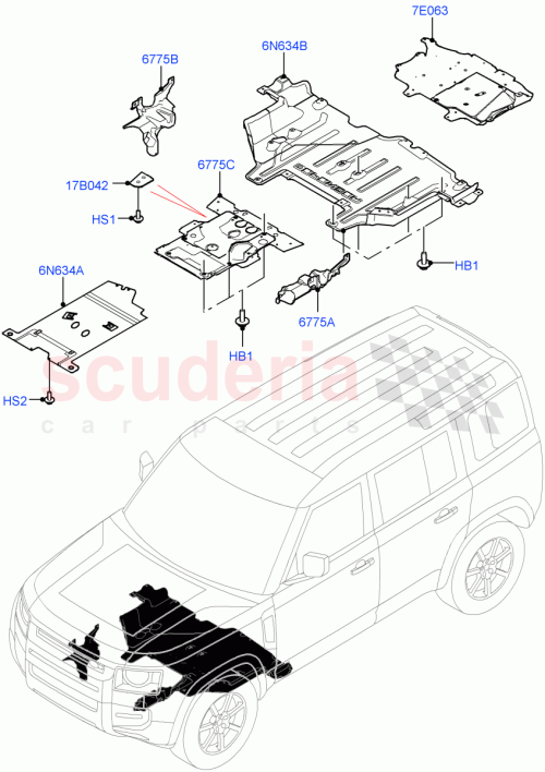 Part Diagram for Land Rover LR129028