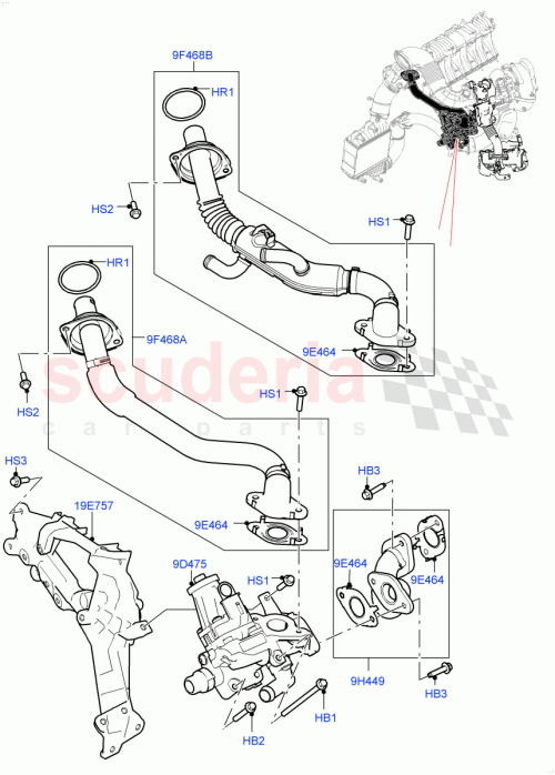 Part Diagram for Land Rover LR073742