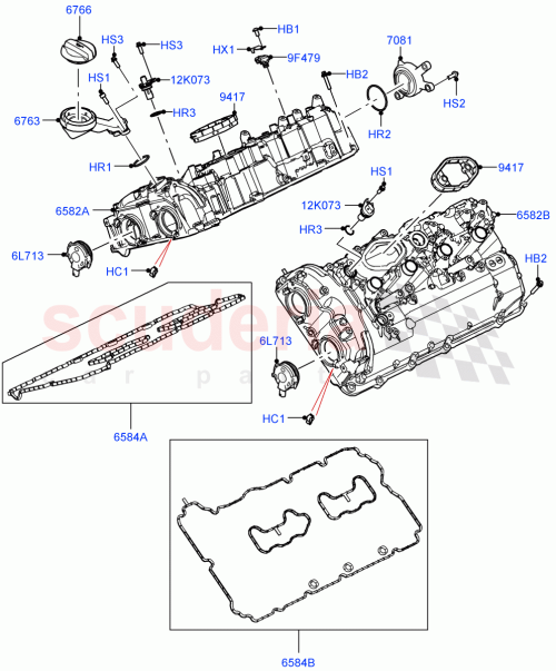 Part Diagram for Land Rover LR158562