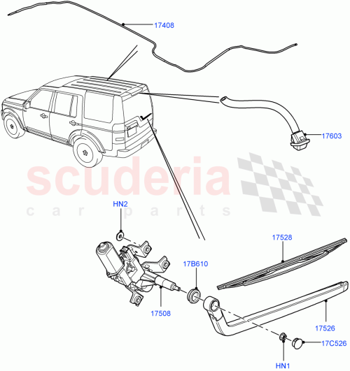 Part Diagram for Land Rover LR030338