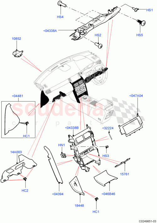 Part Diagram for Land Rover LR059833