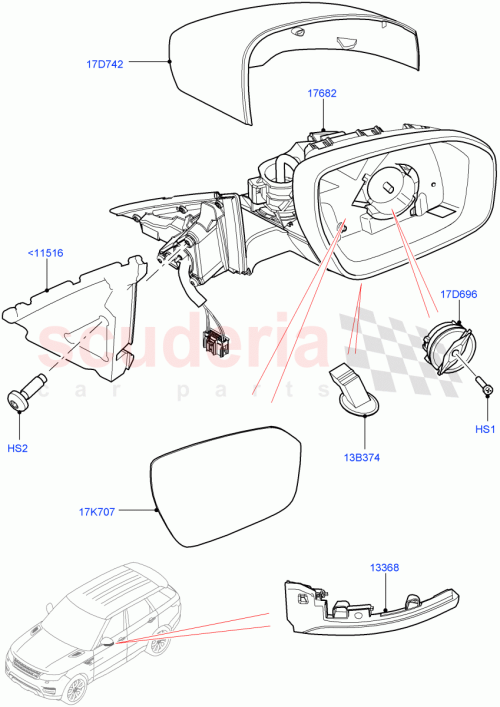 Part Diagram for Land Rover LR135723