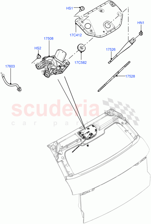 Part Diagram for Land Rover LR024226