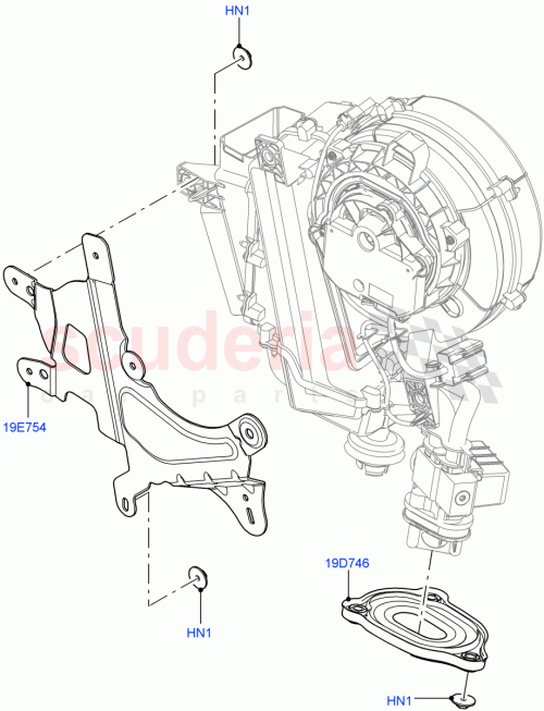 Part Diagram for Land Rover LR130747