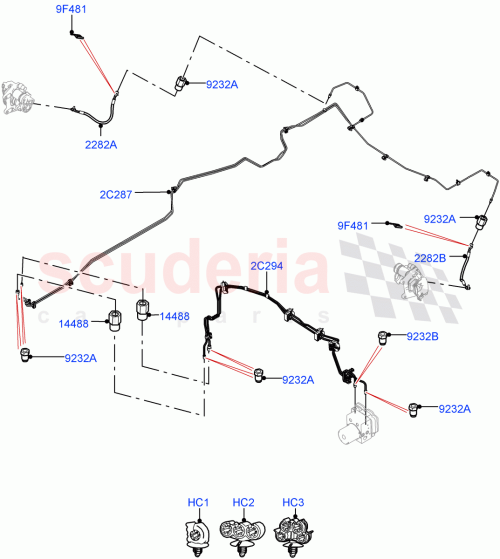 Part Diagram for Land Rover LR144163