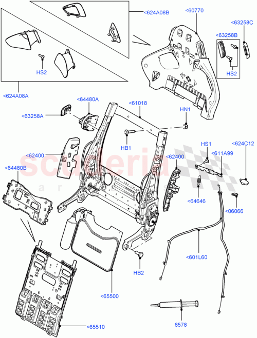 Part Diagram for Land Rover LR028238
